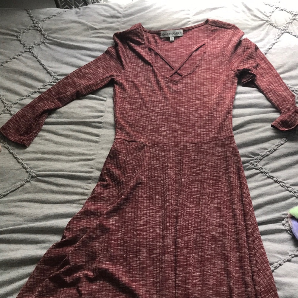 Cap sleeved dress